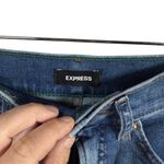 EXPRESS NWOT  Women’s High Rise Distressed Flare Jeans in Blue Size 2 Photo 6