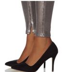 The Limited  Taupe Full Sequins Sparkly Shiny Ankle 678 Jean Legging Pants 8 Photo 5