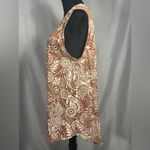 Women's Nostalgia V Neck Sleeveless Shirt Blouse Tank Top Rust Copper Sz L NWOT Size L Photo 3