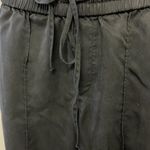 Workshop Republic Clothing Workshop Black 100% Lyocell Pull-on Drawstring Capri Pants w/ Pockets- Medium Photo 6