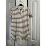Faherty  Women's Striped Polo Shirt Dress - Short Sleeve Casual Small‎ Photo 2