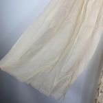 Free People  Mini Boho Dress Women Size 0 Cream Embroidered Witch Fairy Concert Photo 4