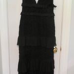 Prom Formal Dress Black Lace Dress Size 10 Photo 0