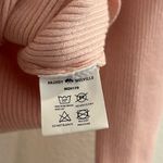 Brandy Melville  Brett Top Ribbed Cropped Long Sleeve One Size Small Pink Photo 6