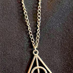 Source Unknown Harry Potter Deathly Hallows Y2K Fashion Necklace Photo 0