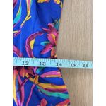 J.Crew  Women Dress Square Neck Midi Blue Cotton Preppy Floral Boho Size 6 2224 Photo 7