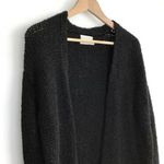 Urban Outfitters UO Black Oversized Cable Knit Cardigan Sweater Photo 2