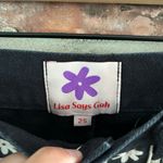 Lisa Says Gah  Black Robyn Floral Jeans High Rise, 25 Photo 5