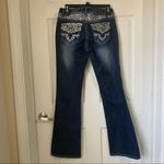 Soundgirl boot cut sz 9 dark blue jewel jeans Photo 15