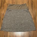 Carve Designs  Skirt Womens Small Jersey Pull On Summer Stretch Polka Dot Brown Photo 3