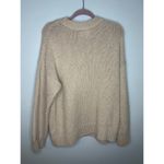 PINK - Victoria's Secret  Crewneck Pullover Sweater Women's Size Large Beige Warm Photo 2