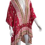 Umgee  kimono Duster Open Front Floral Print Lightweight Bohemian Festival Cover Photo 5
