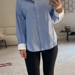 ZARA loose fit button up shirt. Xs Photo 10