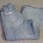 Vervet  Blue Women's Baggy Wide Leg Distressed  Stretch Blue Jeans Size 31 Photo 8