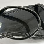 Steve Madden Pike Strappy Jelly Sandals Shoes Womens Size 10 Black Slip On Flats Photo 8