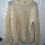 PRETTYGARDEN | Deer Plush | Cream Sweater Size M Photo 0