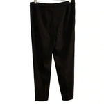 Calvin Klein  Women's Black Dress Pants Size 8 Business Straight Leg Front Slit Photo 1
