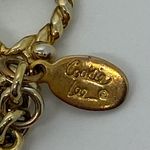 Cookie Lee  Bracelet Gold Tone Mother of Pearl Rhinestones 2 sizes Photo 2