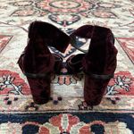 Rebecca Minkoff Velvet Studded Ankle Strap Block Heels Size 7.5 Photo 5