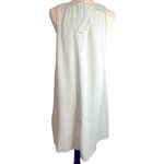 Chelsea & Theodore Tencel Swing Dress Windowpane Plaid Sleeveless NWT Large Blue Photo 5