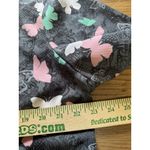 Elle Butterfly Print Scrub Top Size XL Pockets Stretch Nursing Classic Colorful Photo 4