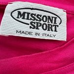 Missoni  Sport Magenta Pink Graphic T-Shirt Size Small Photo 3