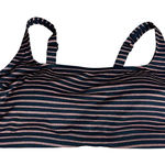 Xhilaration  Swim Bikini Top Plus Size‎ 18W Bralette Black Gold Stripe Photo 0