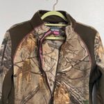 Game Winner  Green Camo Full Zip Sweater Sz M Photo 2