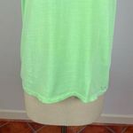 n:philanthropy  Neon Green Distressed Tee Photo 3