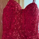 Stacees Red Prom Dress Size 2 Photo 2