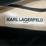 Karl Lagerfeld  Black Leather Pumps Size 5 Photo 1