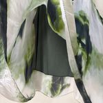 Made In Italy Womens Painted Silk Blend Ethereal Tunic Top Artsy Art2wear PtP 14 White Size undefined Photo 3