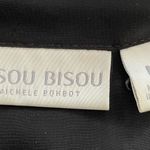 Bisou Bisou  sheer button up striped multicolored blouse size M bohemian festival Photo 1