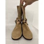 Free People Hayden Slouch Boots Women’s Boots Sz 38 , 7-7.5 Suede Buckle Calf Photo 5