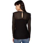 Parker Top Size Small (estimated) Black Sheer Ruffle New Photo 5