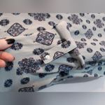 Pink republic  blue criss cross blouse Photo 6