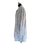 Free People  Maldives Stripes Top in Ivory & Blue Combo NWT MSRP: $198 Photo 6