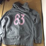 Hooters Womens Rare  Zip Up Sweatshirt Hoodie Cotton Soft Pink & Gray Size Small Photo 6