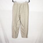 Quince 100% European Linen Pants Flax Oatmeal Beige Straight Wide Leg Relaxed Photo 3