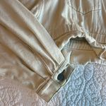 Cropped Oversized Denim Jacket Tan Size M Photo 2