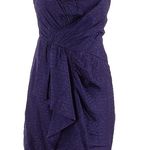 Shoshanna Purple Silk Strapless Mini Dress Size 6 Photo 2