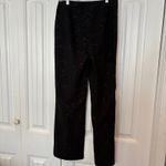 Versailles New York Black Embroidered Floral Dress‎ Pants Size 8 Photo 1