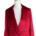 Free People  Red Velvet Ashby Blazer Photo 6