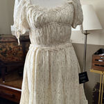 Lulus mini floral Dress With ruffle details size m Photo 0