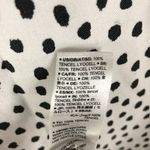 Fashion Jackson The Drop Shift Dress Ruffle Tiered Polka Dot White Black XS Photo 3