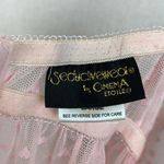 Cinema Etole Pink & Black Contour Cup Sheer Lace Sleep Dress Nightie L Size L Photo 5