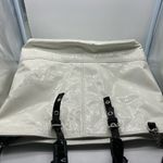 Giuseppe Zanotti white and black patent leather purse-has stains see description Photo 13