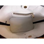 Michael Kors  Greenwich Large Saffiano Leather Grab Bag Black EUC Crossbody Urban Photo 5