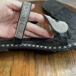 Wild Diva  Lounge‎ Black Sparkle Sandals Size 10 Photo 3