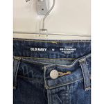 Old Navy  OG Straight Ankle Jeans Womens 12 High-Waisted Button Fly Blue Photo 2